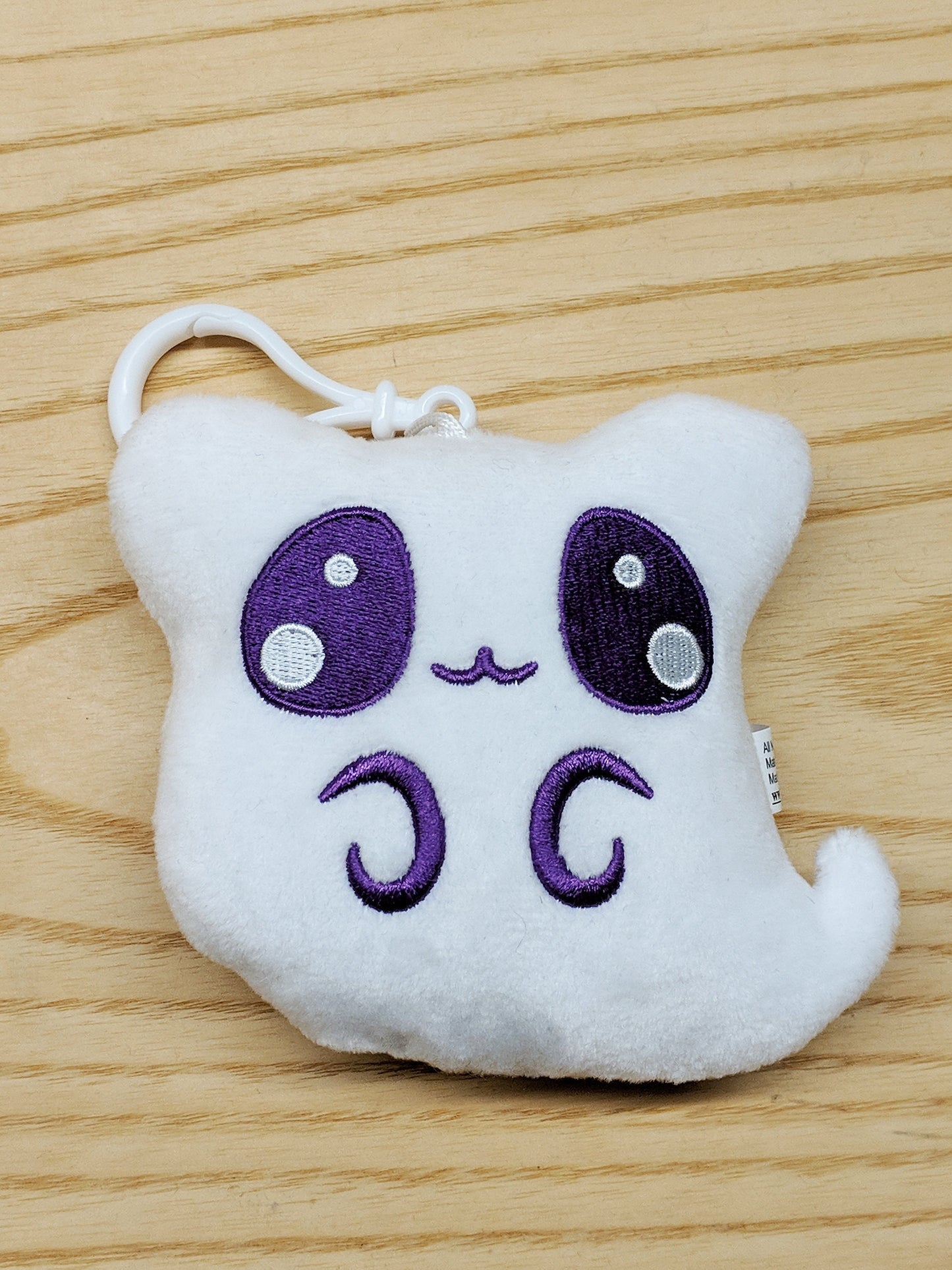 Ghost Kitty Plush Keychain