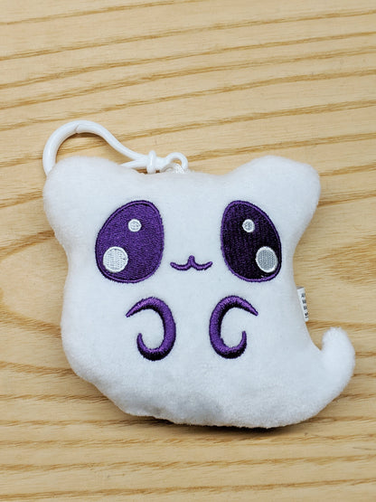 Ghost Kitty Plush Keychain